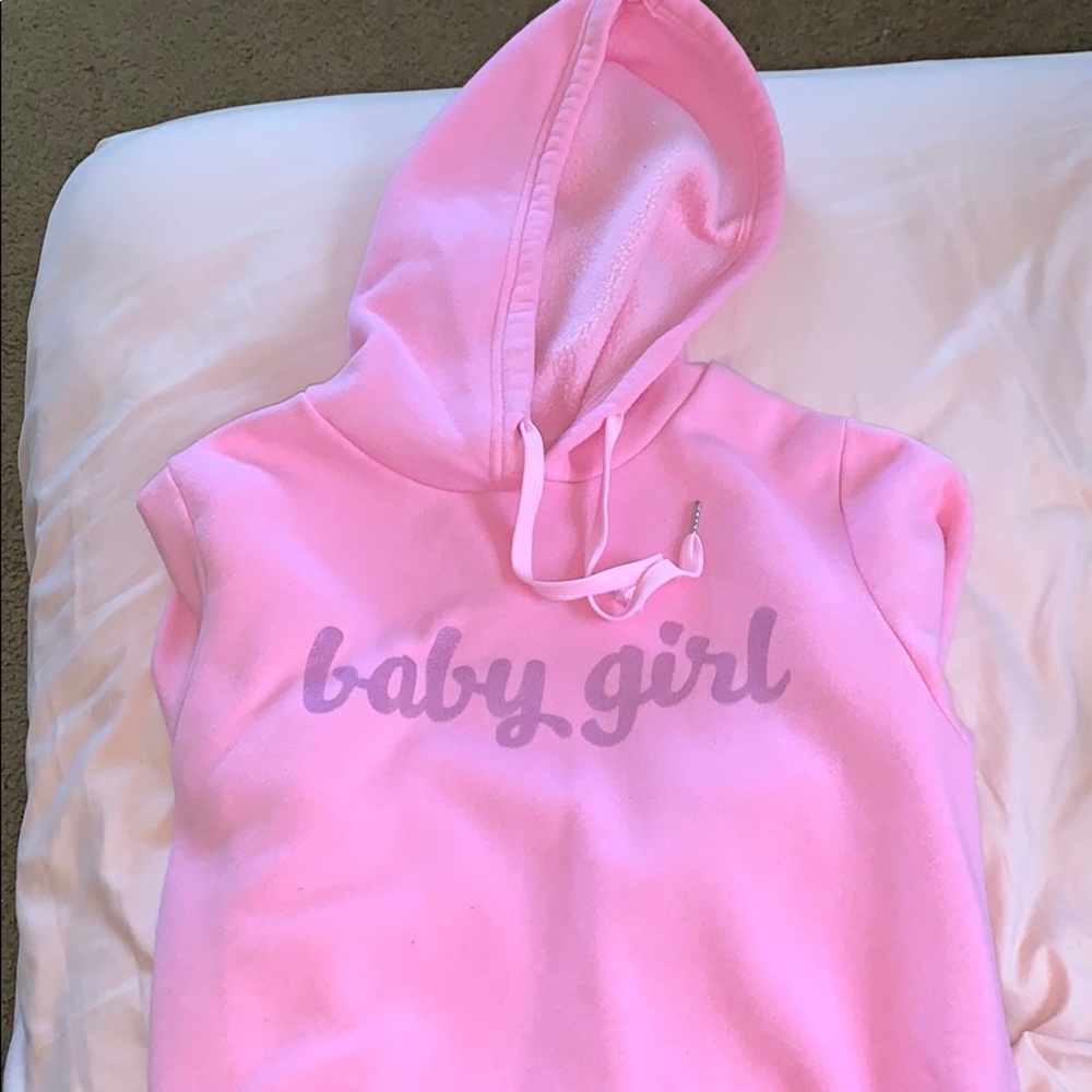 Pink baby girl hoodie
